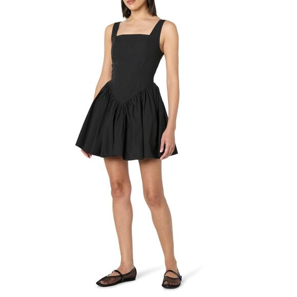 The Drop strapless Vienna Babydoll minidress Ballet Black Size Small - Picture 1 of 7